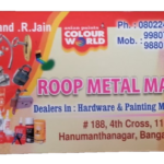 Roopmetal mart bangalore